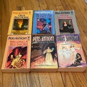 Piers Anthony 6 Book Set - Incarnations of Immortality Series